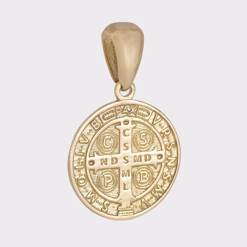 St. Benedict Gold Medal Necklace 